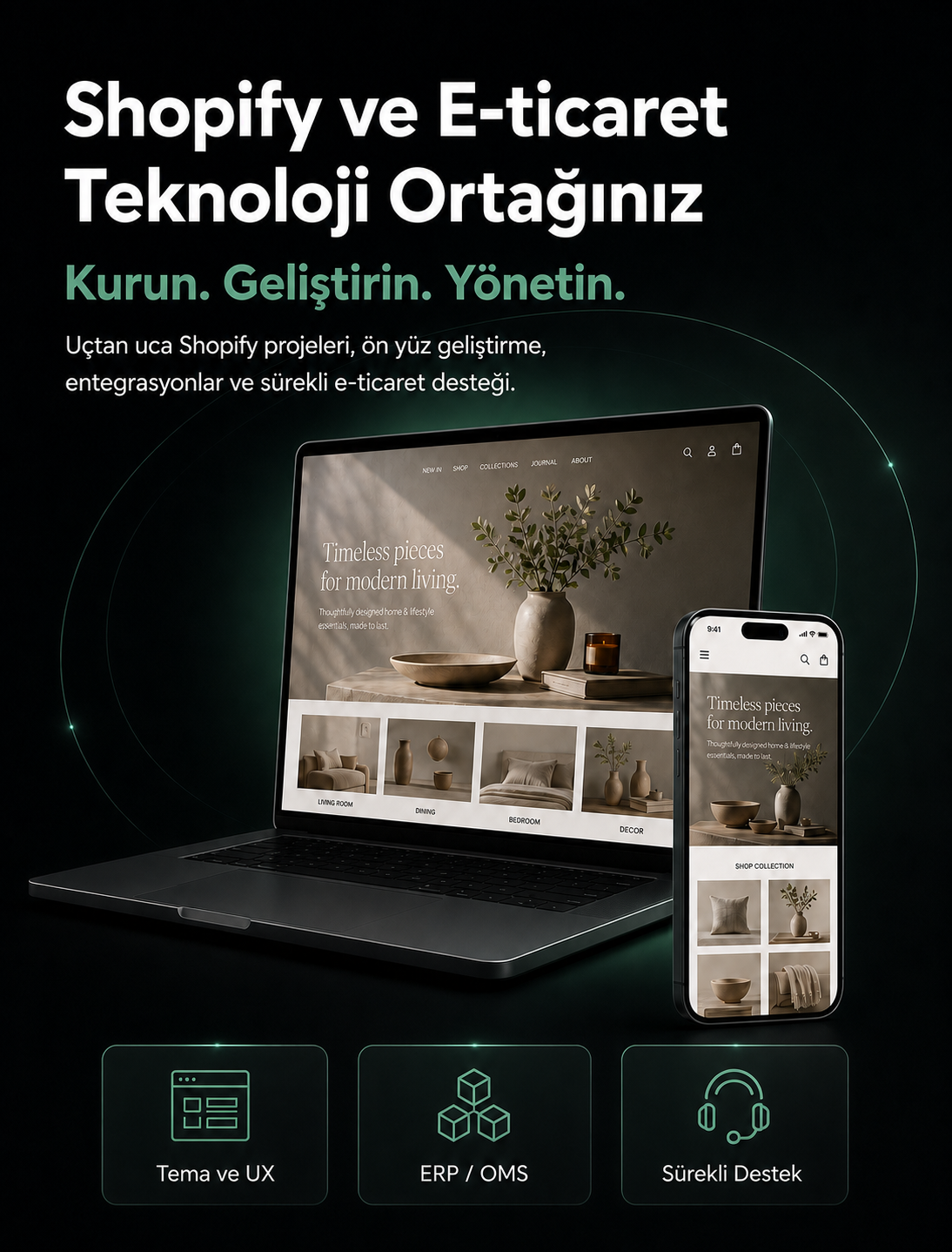 Digimaps Core Shopify ve e-ticaret teknoloji ortağı mobil banner