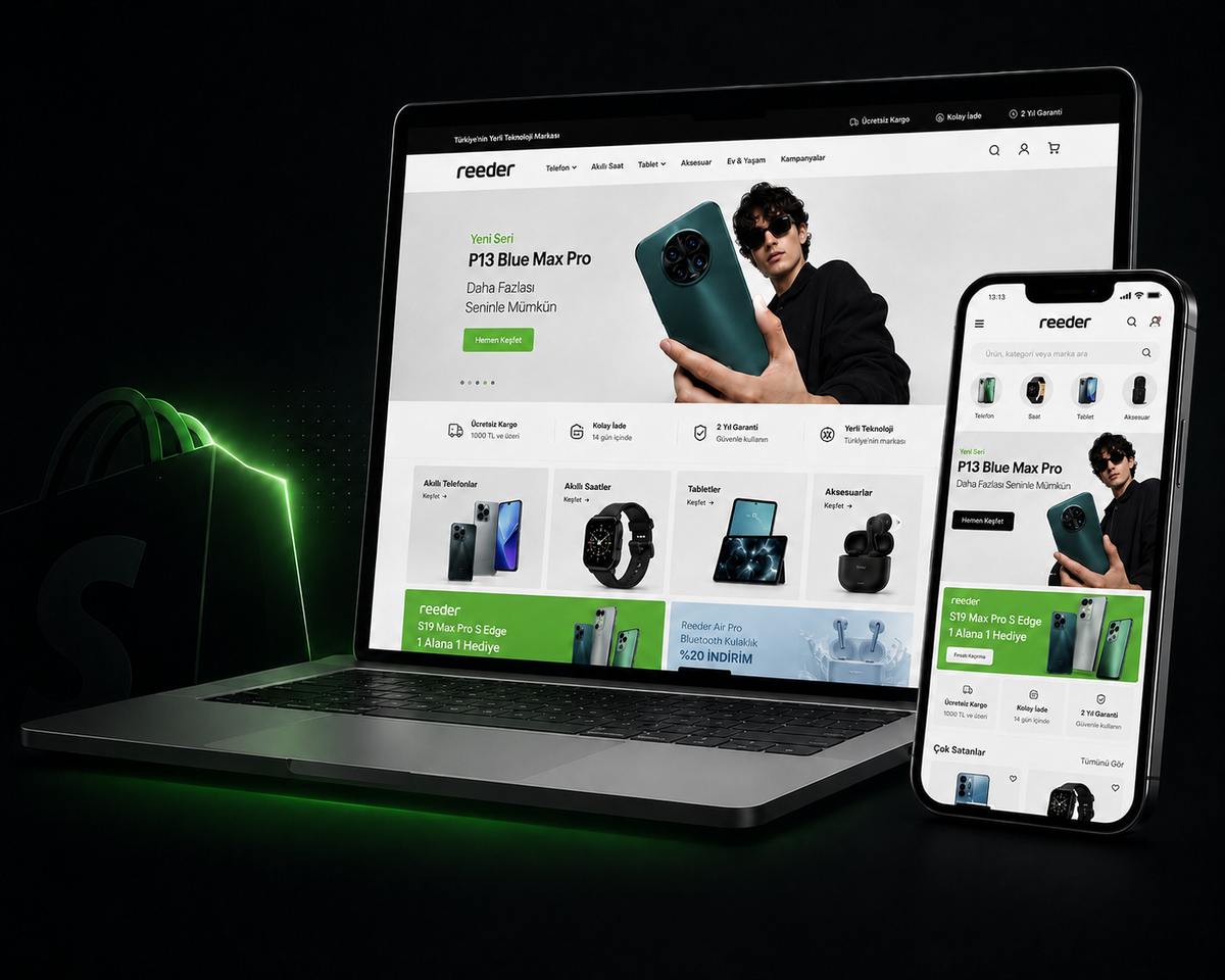 Reeder Shopify project by Digimaps Core