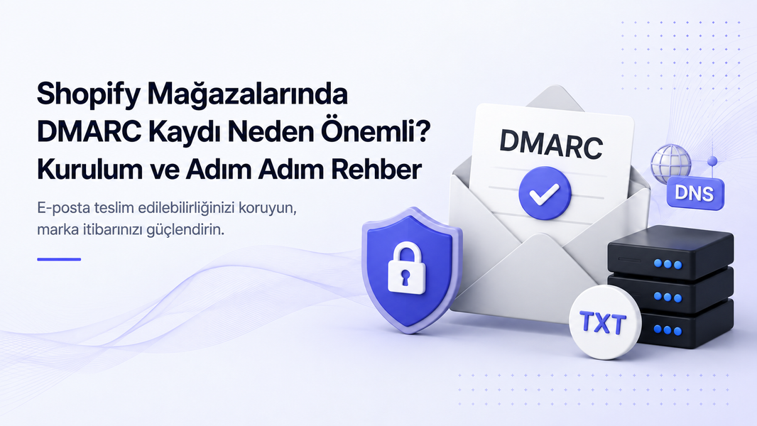 Shopify mağazalarında DMARC kaydı ve e-posta teslim edilebilirliği rehberi