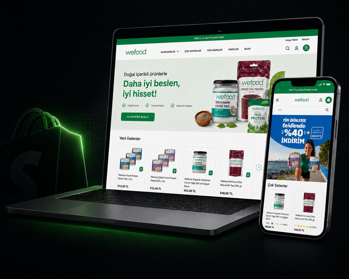 Wefood Shopify migration project by Digimaps Core